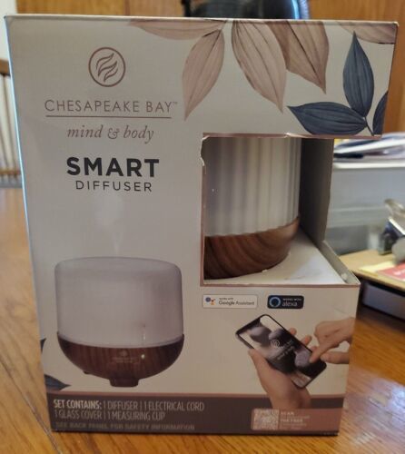 Chesapeake Bay Mind & Body Smart Diffuser With 7 Color Led Light  &Auto Shut Off - $16.82