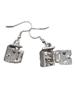 Funny Retro OUTHOUSE EARRINGS Country Bathroom Camp Toilet Charms Jewelr... - $12.71