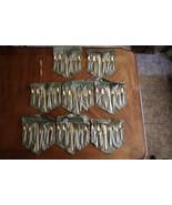 49x Lifetime Cutlery Corp 23k Gold Electroplate Japan Clover Heart Servi... - $1,775.93 MXN