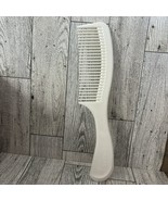 Clinique Hair Comb Wide Tooth Detangling White Plastic With Handle - $23.77