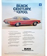 BUICK CENTURY-Solid Feeling-$3700-AccuDrive-1972 Vintage Print Ad!! - $10.26