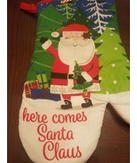 Here comes santa claus oven mitt - $18.69