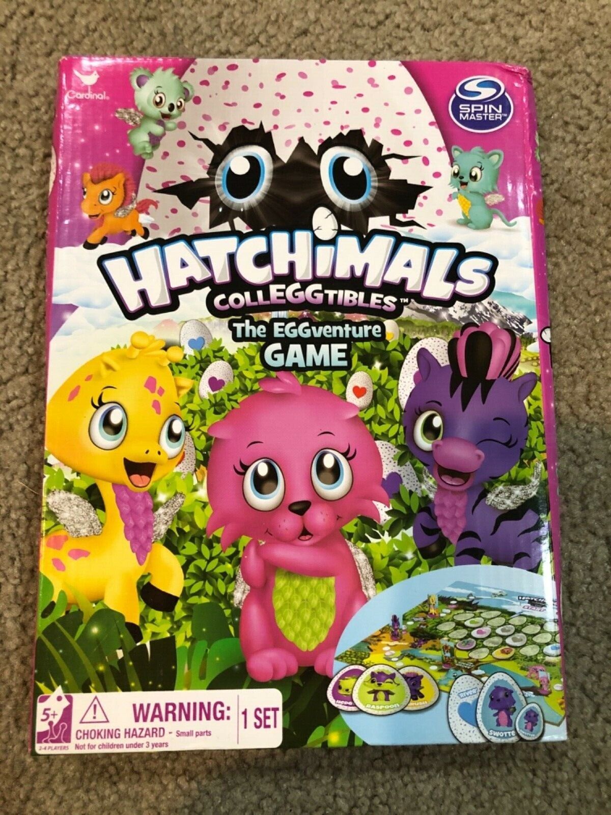 Primary image for Brand New Hatchimals CollEGGtibles The EGGventure Game cardinal Spin Master