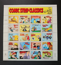 Comic Strip Classics Mint Sheet of 20 Stamps Scott #3000 - $14.05