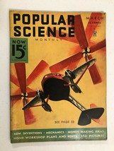 March 1935 POPULAR SCIENCE - Planes that go straight up, Coil-winding tr... - £10.93 GBP
