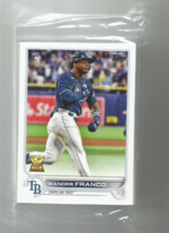 Wander Franco (Top Card) 2022 Topps Series One Hanger Box Sealed PACK-67 Cards - £14.74 GBP
