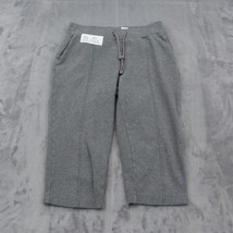 Croft and Barrow Pants PXS Gray Petite Pleated Front Drawstring Stretch ... - £18.64 GBP