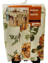 Celebrate Fall Together Tablecloth 60&quot; x 102&quot; Pumpkin Toss Oblong Kohl&#39;s - $36.04