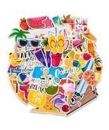 Summer Party Scrapbook Stickers,50Pcs Summer Scrapbooking Sticker Sticke... - £14.15 GBP