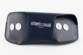 Roberto Cavalli Black Silver Leather Eyeglasses Sunglasses Soft Case Large - £22.01 GBP
