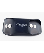 Roberto Cavalli Black Silver Leather Eyeglasses Sunglasses Soft Case Large - $37.68 CAD