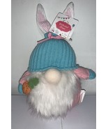 12” Cottontail Lane Bunny Gnome Carrot Rae Dun Displays NEW Easter Decor - $424.18 MXN