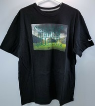 N) Men&#39;s Nike &quot;Battle Begins Now&quot; Black Regular Fit XXL Short Sleeve T S... - $19.79