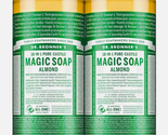 2x Dr. Bronner's Pure-Castile Magic Soap Liquid (Almond, 32 Ounce) - Mad... - $39.59