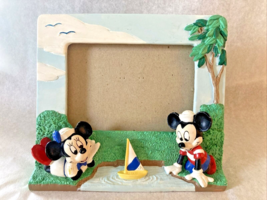 Vintage Walt Disney Company Mickey Mouse and Minnie Mouse Ceramic Pictur... - £3.00 GBP