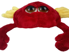 Russ Berrie And Co. Clawed The Red & Yellow Crab 13" Plush Stuffed Ocean Animal - $10.00