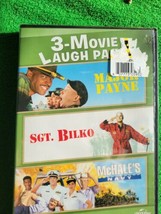 3-Movie Laugh Pack: Major Payne/Sgt. Bilko/McHales Navy (DVD, 2016, 2-Disc Set) - £13.58 GBP