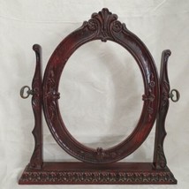 Vtg. Victorian Ornate Oval Swivel Tilt Picture Frame 14&quot;X13&quot; Photo 9&quot;X7&quot; British - £47.76 GBP