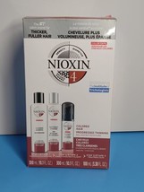 Nioxin System 4 Colored Hair Progressed Thinning 3 Step Kit New Open Box... - £34.88 GBP