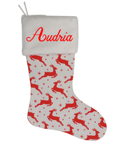Audria Custom Christmas Stocking Personalized Burlap Christmas Decoration - $17.99