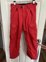 686 Ski Pants Adult Small Red Infidry 10k 10,000MM Snowboard Waterproof Mens Ski - £36.75 GBP