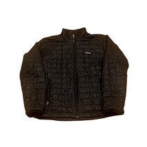 Patagonia Men&#39;s Nano Puff Jacket PrimaLoft Quilted Full Zip Black Size M... - £98.07 GBP