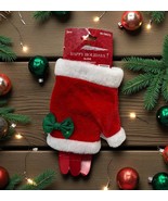 NWT Ladies Festive Christmas Holidays Mrs. Santa Claus Red Fingerless Gl... - $238.10 MXN