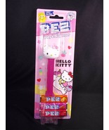 Hello Kitty with Clear Pink Bow PEZ Dispenser on card NEW - $5.95