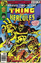 Marvel Two-In-One Comic Book #44 The Thing and Hercules Marvel 1978 VERY GOOD+ - £1.99 GBP