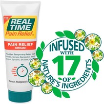 Real Time Pain Relief Original Pain Relief Pain Cream 3oz Tube - £11.99 GBP