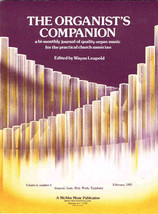 Pre-Owned - The Organist Companion by Wayne Leupold Volume 4 No. 2 February 1982 - £19.97 GBP