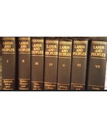 Lands and Peoples - Complete Vintage Book Set Volumes 1-7 - Grolier Society - £43.07 GBP