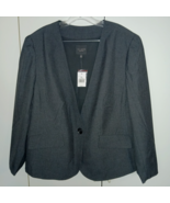 THE LIMITED COLLECTION LADIES LS GRAY PLEAT BACK BLAZER-20W-NWT-$129 TAG... - $46.41 CAD