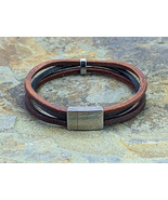 Leather cord combination Bracelet - £14.86 GBP