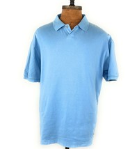 Nat Nast Blue Soft Luxury Polo Shirt Large L - $26.72