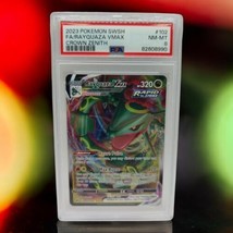 2023 Pokemon Crown Zenith Rayquaza VMAX FA RARE #102 PSA 8 NM Graded - $22.53