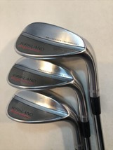 Kirkland Signature 3-piece Golf Wedge Set Gap/Sand/Lob Carbon Steel Milled GUC - £132.40 GBP