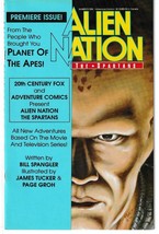 ALIEN NATION THE SPARTANS #1 BLUE OVERLAY COVER (ADVENTURE 1990) - £1.85 GBP
