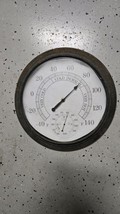 Large Rustic Wall Thermometer &amp; Barometer - Weathered Farmhouse Industri... - €16,74 EUR