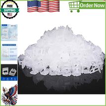 500-Piece Tile Leveling Clips Set for Perfect Floor &amp; Wall Installation ... - $47.37 CAD