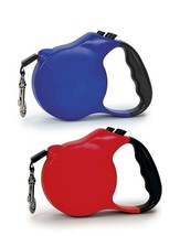 Classic Ergonomic Grip High Quality Retractable Dog Leads - 3 Sizes Blue or Red - £14.15 GBP+