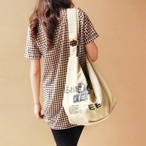Bags Women Top-handle Tote  Handbags Big Canvas Shoulder Crossbody Bag Ladies Fa - £19.80 GBP