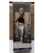 Barbie Signature Looks Model #8 Blonde Pixie Cut Black/Silver Dress HCB7... - €25,76 EUR