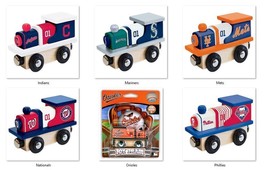 MLB Real Wood Toy Train by MasterPieces Puzzle -Select- Team Below - £17.26 GBP