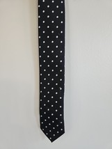 Cravatta da collo skinny Carbon Elements modello a pois nero/bianco, 100... - $278.53 MXN