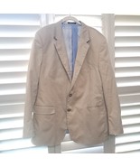 Alan Flusser Mens 46L suit jacket blazer sport coat 46 LONG cotton casua... - $1,097.60 MXN