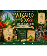 WIZARD OF OZ murder mystery dinner party game.  Instant Download. | Prin... - $16.95