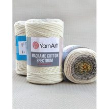 MACRAME Yarn Art Cotton Spectrum Cord Harmonious Colors, Unique Crafts 8.80 Oz,  - £15.40 GBP+