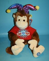 Greatest Show Earth Barnum Bailey Circus Jester Monkey Plush Stuffed Shirt Joker - £11.60 GBP