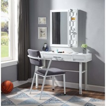 Cargo Vanity Desk, White Finish - $215.00